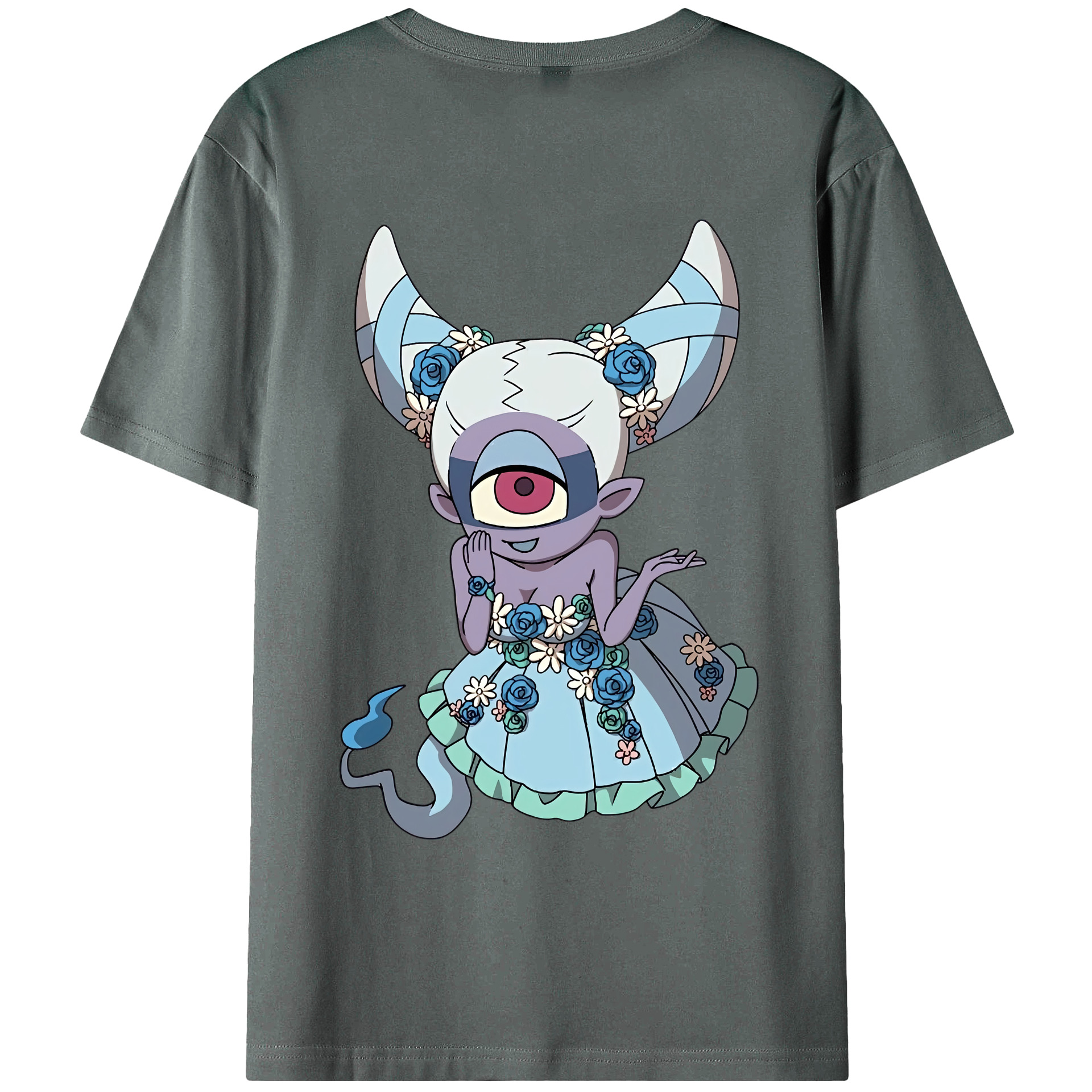 （画像用） 妖怪ウォッチ Yo-kai Watch 綿100％ メンズ半袖Tシャツ（バックプリント） 通気性